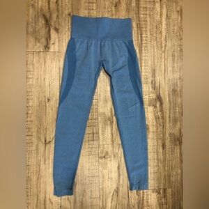 NVGTN Sky Blue Contour Seamless Leggings size S gym fitness workout athleisure